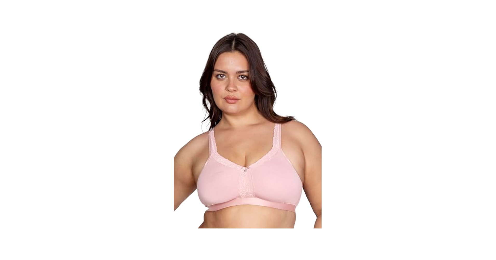 Curvy Couture Women's Plus Size Cotton Luxe Unlined Wire